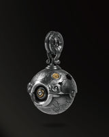 Insight Program Amulet in 925 Silver+18K Gold+Titanium