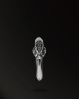 Ouroboros Ring in 925 Silver+18K Gold
