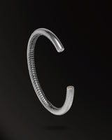 Scaly–Skinned Horn snakes Bracelet in 925 Silver+18K Gold