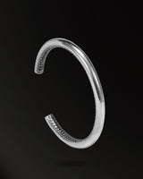 Scaly–Skinned Horn snakes Bracelet in 925 Silver+18K Gold