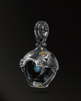 Insight Program Amulet in 925 Silver+18K Gold+Titanium