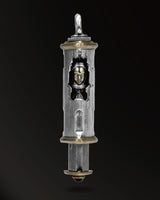 Buddha of Future2.0 Amulet in 925 Silver and Brass